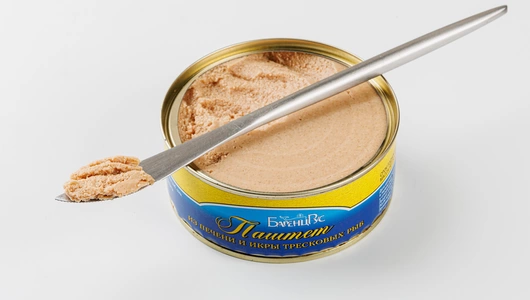 Паштет из печени и икры тресковых рыб, 240 г Паштет из печени и икры тресковых рыб, 240 г