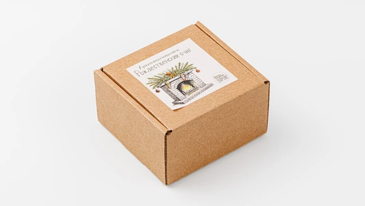 Свеча соевая в керамической чаше. Запах "Рождественский очаг"