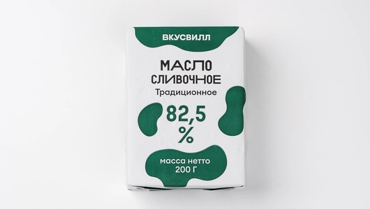 Масло сливочное 82,5% фольга, 200 г