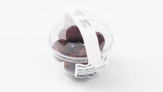 Пирожное "Белая картошка фирменная", кафе