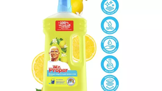 Средство для&nbsp;мытья пола и&nbsp;стен Mr.Proper Лимон жидкое 1 л