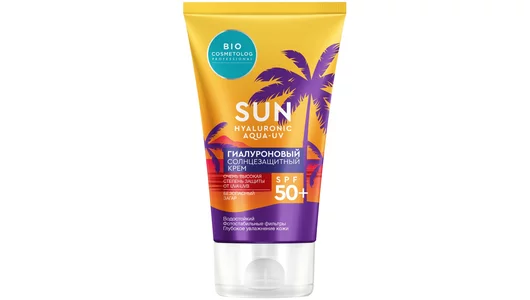 Гиалуроновый солнцезащитный крем SPF50+ 150 мл Bio Cosmetolog