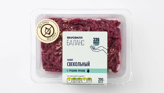 Салат свекольный с грецким орехом