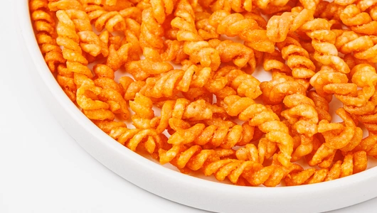 Паста-снек фузилли со вкусом соуса барбекю Solim Mimo, 60 г