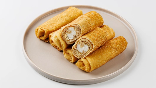 Блинчики с творогом, зам.