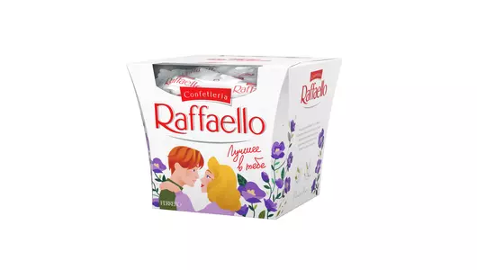 Конфеты в коробке Raffaello с цельным миндальным орехом в кокосовой обсыпке 150 г Конфеты в коробке Raffaello с цельным миндальным орехом в кокосовой обсыпке 150 г