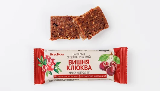 Батончик ягод.-орех. с вишней и клюквой Батончик ягод.-орех. с вишней и клюквой