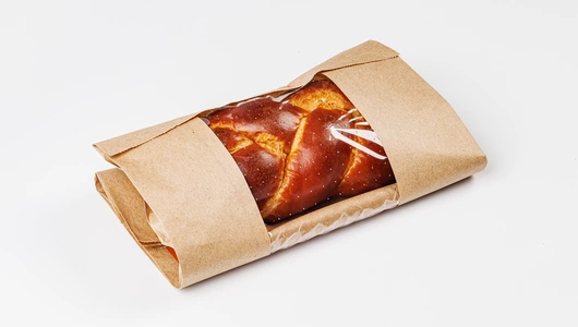 Брецель-бриошь со сладким бататом. Пекарня