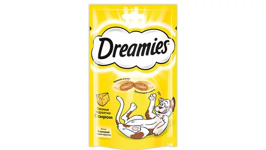 DREAMIES 60гр Лакомые подушечки с сыром