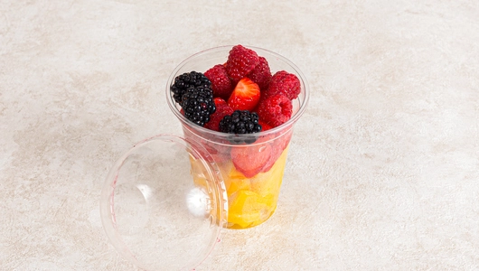 Фруктовый микс манго, клубника, малина, ежевика, Фрешбар