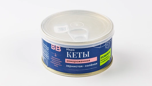 Икра кеты зернистая соленая ж/б зам., 140 г