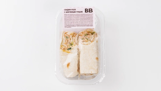 Сэндвич ролл с запеченным тунцом Сэндвич ролл с запеченным тунцом