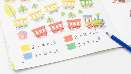 Книжка "Веселая математика: Сложение" Книжка "Веселая математика: Сложение"