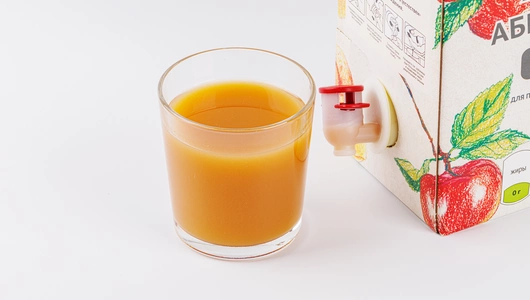 Сок яблочно-абрикосовый прямого отжима, 3 л
