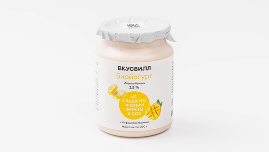 Биойогурт «Манго-банан» 2,5%