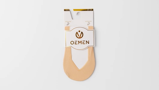 Следки женские (капроновые) бежевые (1 пара), р.23-25 Следки женские (капроновые) бежевые (1 пара), р.23-25