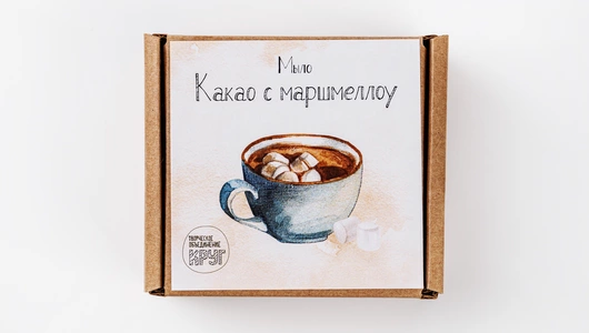 Мыло "Какао с маршмеллоу" Мыло "Какао с маршмеллоу"