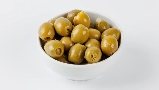 Оливки зеленые фаршированные лимоном, ж/б