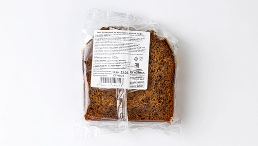 Кекс банановый на кокосовой основе, кафе