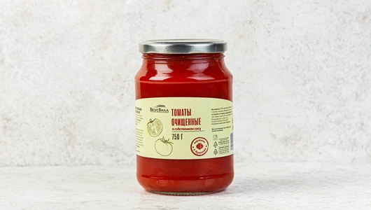 Помидоры в собственном соку с томатной пастой: заготовка на зиму
