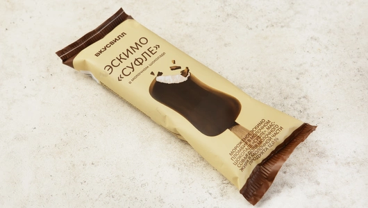 Эскимо "Суфле" в молочном шоколаде