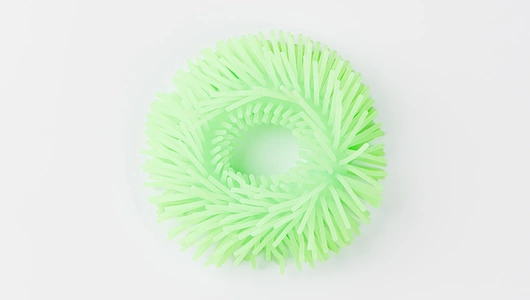 Эластичный браслет-антистресс ЛАПША, однотонный, в ассортименте