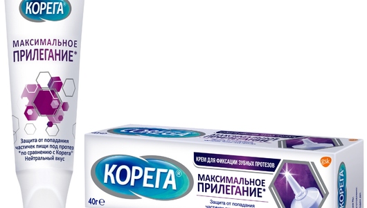 Corega Корега Максимальное прилегание, крем для&nbsp;фиксации зубных протезов, 40 г