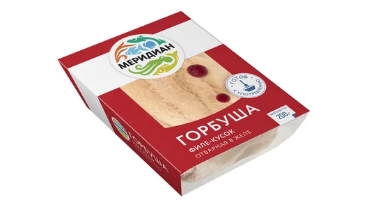 Горбуша Меридиан филе кусок без кожи отварная в желе 200 г