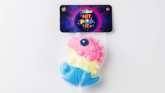 Игрушка-жмяка поп ит "Динозавр", в ассортименте