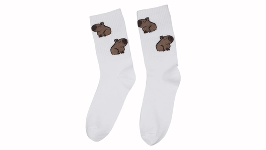 Носки женские Touch Белые капибары размер 36-40 1 шт Носки женские Touch Белые капибары размер 36-40 1 шт