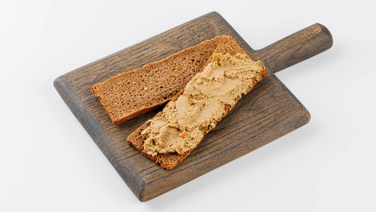 Паштет из говяжьей печени со сливками запеченный Паштет из говяжьей печени со сливками запеченный