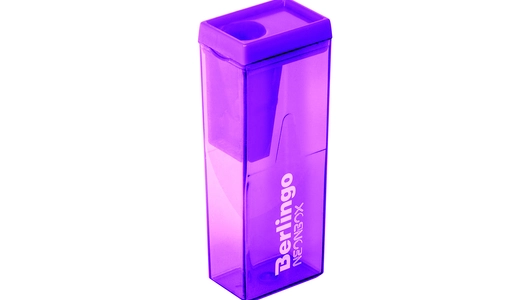 Точилка пластиковая Berlingo NeonBox 1 отверстие контейнер 1 шт