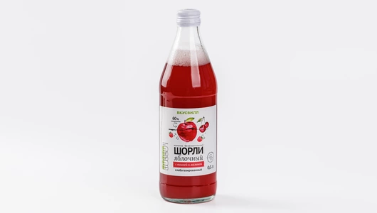 Напиток "Шорли" яблочный с вишней и малиной, 500 мл