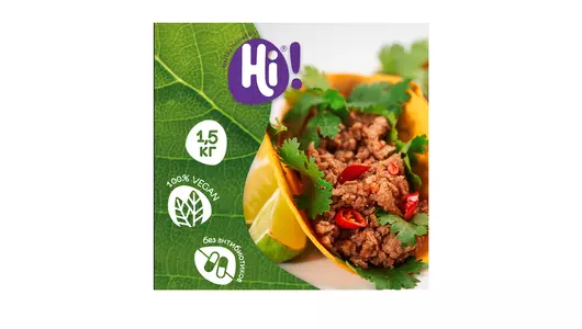 Фарш растительный Hi Beef Hi замороженный 400 г Фарш растительный Hi Beef Hi замороженный 400 г