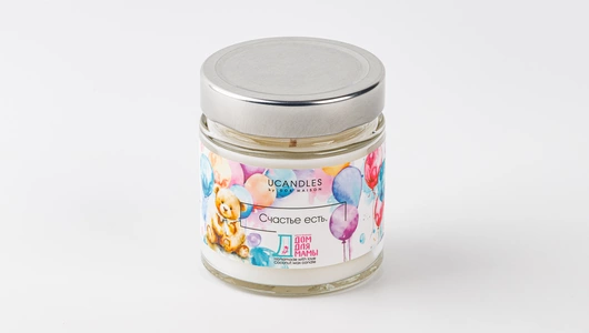 Ароматическая свеча "Счастье есть"