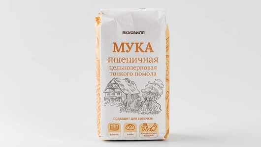 Мука пшеничная цельнозерновая, 500 г