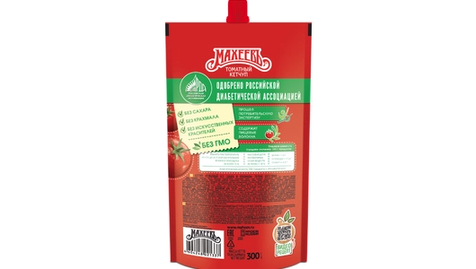 Кетчуп Махеевъ Томатный без сахара и крахмала 300 г Кетчуп Махеевъ Томатный без сахара и крахмала 300 г