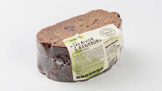 Хлеб "Заварной с клюквой", нарезка