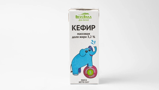 Кефир детский 3,2%, 210 г