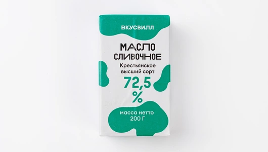 Масло крестьянское 72,5%, 200 г Масло крестьянское 72,5%, 200 г