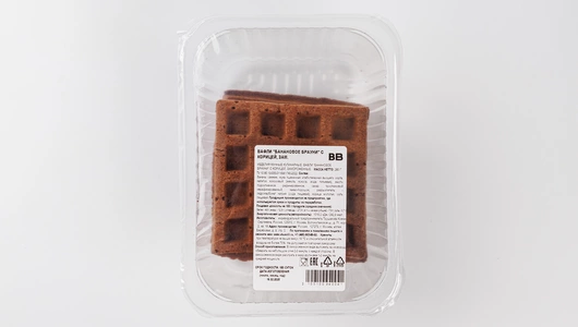 Вафли "банановое брауни" с корицей, зам.