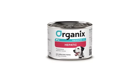 Organix prof консервы (профилактика) Hepatic Консервы для собак. Поддержание здоровья печени 240г