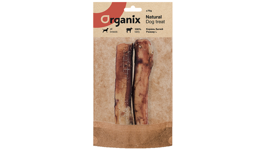 Organix лакомства Премиум лакомство бычий корень L, 70г