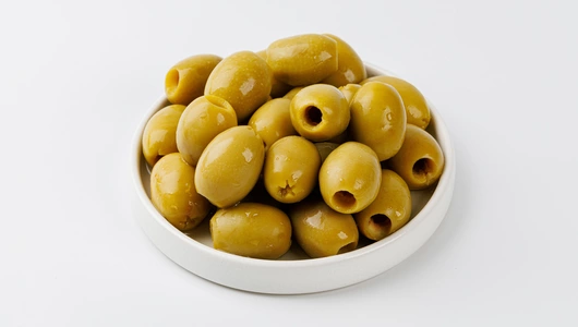 Оливки зеленые крупные без косточки, ж/б, 400 г