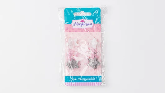 Набор крабиков для волос "Звезды" 6шт.