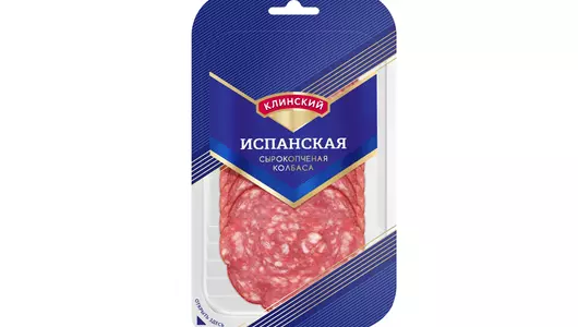 Колбаса сырокопченая Клинский Испанская нарезка 85 г