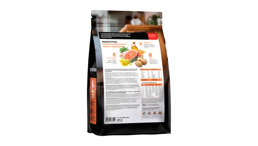 GO'KITCHEN лосось и морская рыба с овощами, полнорационный беззерновой сухой корм для щенков и собак всех возрастов с чувствительным пищеварением, 1,5 GO'KITCHEN лосось и морская рыба с овощами, полнорационный беззерновой сухой корм для щенков и собак всех возрастов с чувствительным пищеварением, 1,5