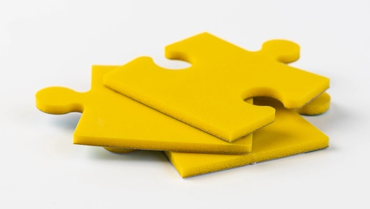 Пазл мягкий А5 "Ёжик", 12 элементов