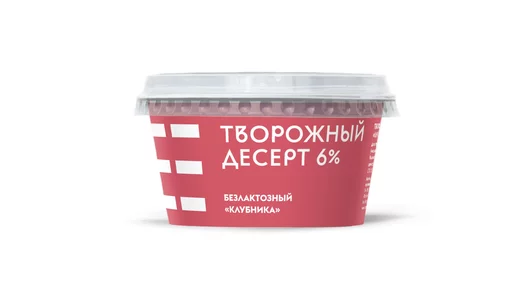 Творожный десерт Братья Чебурашкины безлактозный клубника 6% 140 г
