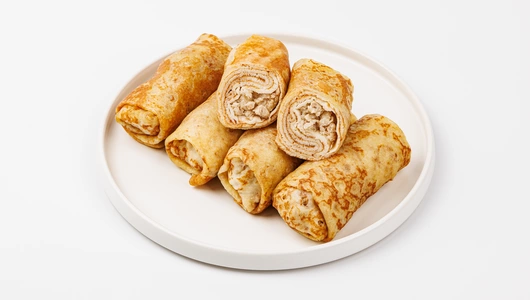 Блинчики с индейкой, зам.